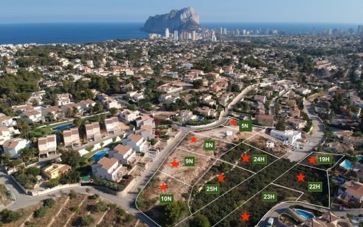 Plots and Land m2 in Calpe (Alicante) – 0 kamers & 0 baden