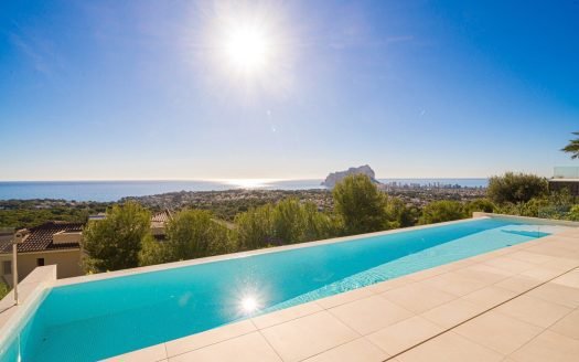 Luxusvilla zum Verkauf in Benissa mit Panoramablick auf das Meer