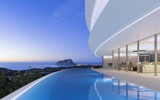 Villas 825m2 in Moraira (Alicante) – 5 Bedrooms and 5 baths