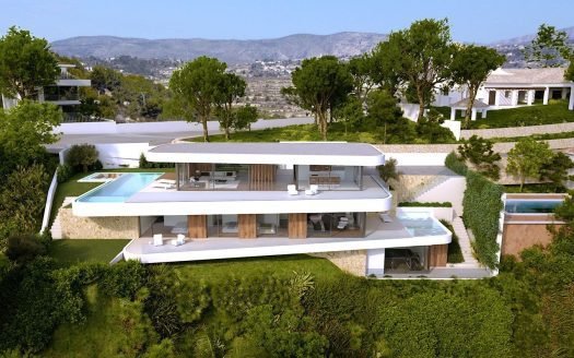 Villas 517m2 in Moraira (Alicante) – 4 Bedrooms and 4 baths