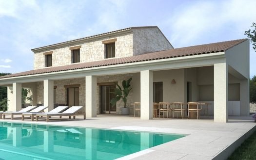 Villas 460m2 in Moraira (Alicante) – 4 Bedrooms and 4 baths