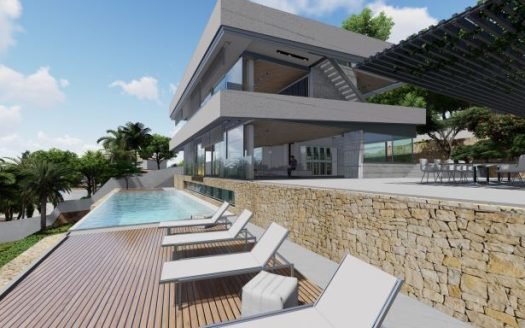 Villas 499m2 in Jávea (Alicante) – 6 Bedrooms and 5 baths