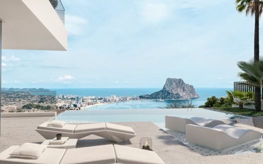 Villa 440m2 à Calpe (Alicante) – 4 chambres & 6 toilettes