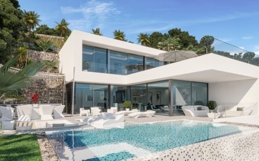 Villa 440m2 in Calpe (Alicante) – 4 Zimmer & 6 Bäder
