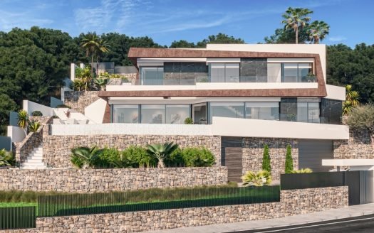 Villa 349m2 in Calpe (Alicante) – 4 Zimmer & 4 Bäder