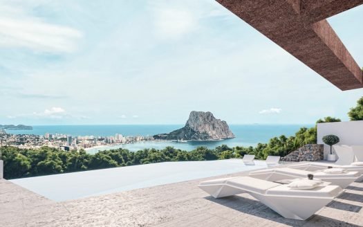 Villa 349m2 à Calpe (Alicante) – 4 chambres & 4 toilettes