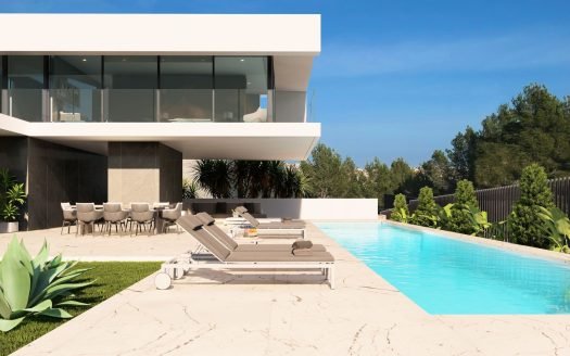 Villas 568m2 in Moraira (Alicante) – 4 Bedrooms and 8 baths
