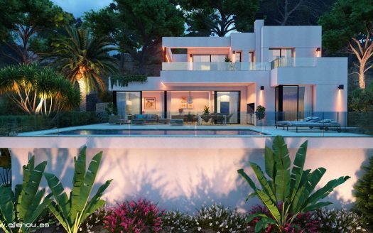 Villa 190m2 in Calpe (Alicante) – 3 Zimmer & 4 Bäder
