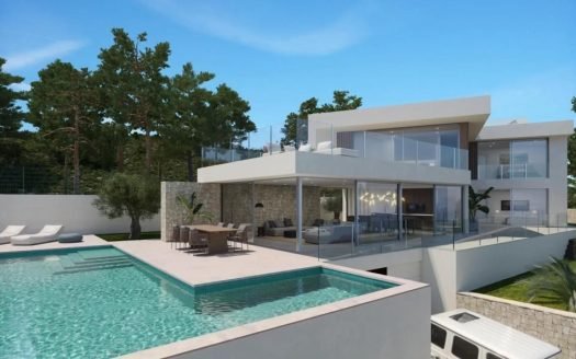 Villas 600m2 in Moraira (Alicante) – 3 Bedrooms and 3 baths