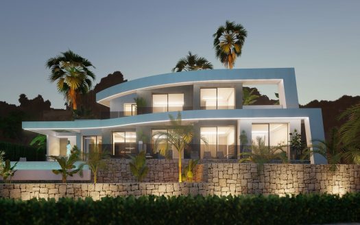 Villas 621m2 in Benissa (Alicante) – 4 Bedrooms and 4 baths