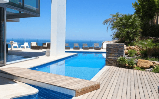 Luxusvilla zum Verkauf in Jávea in erster Linie mit Panoramablick aufs Meer