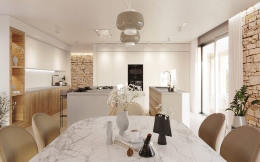 Independent villa 446m2 in Moraira (Alicante) – 4 Zimmer & 5 Bäder