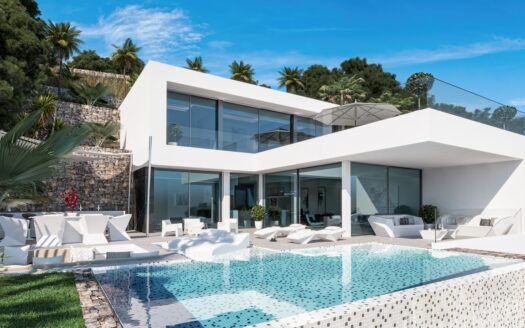Villa 440m2 en Calpe (Alicante) – 4 habitaciones y 6 baños